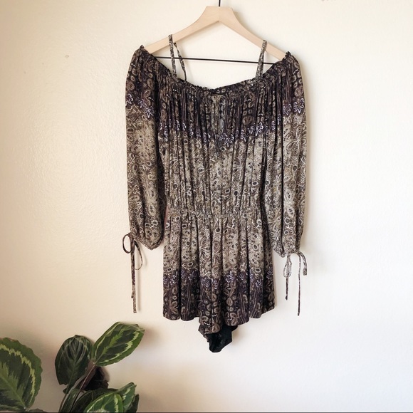 Free People Pants - Free People | So Divine Off the Shoulder Romper